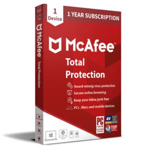 McAfee Total Protection 2019 - Unlimited Devices 1 Year - Global Key