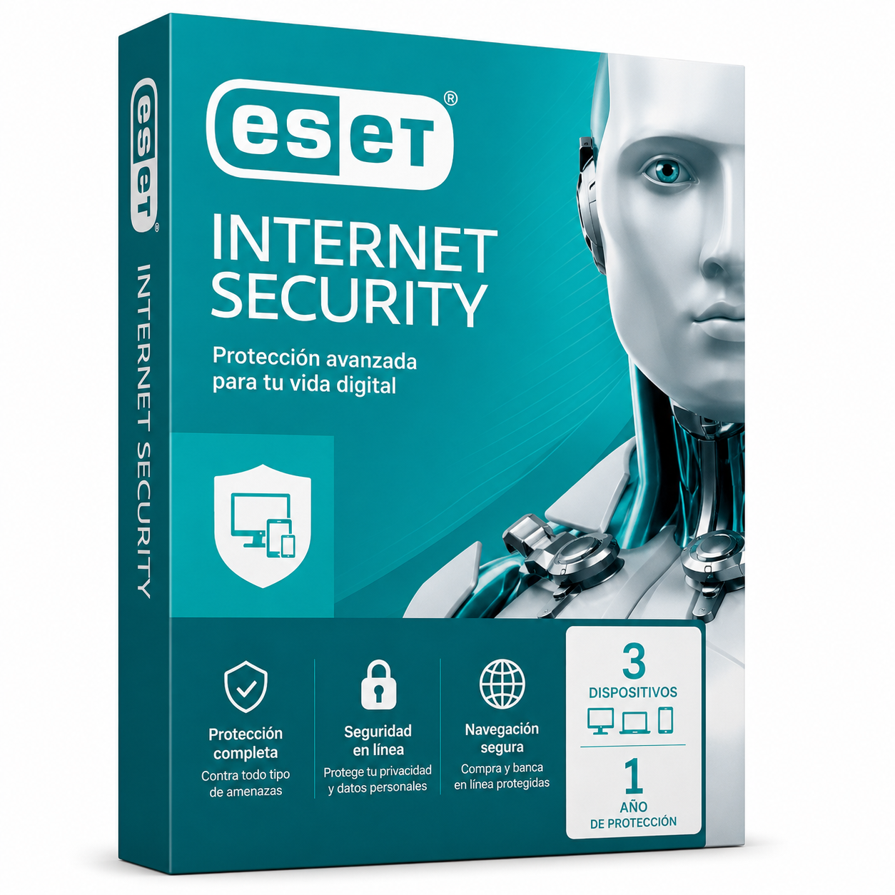 ESET Internet Security — 3 Devices, 1 Year ESET Internet Security — 3 Devices, 1 Year