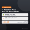 IT Reseller Pack — Windows 11 Pro MAK 50 + Office 2021 Pro Plus MAK 50