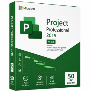 Project Professional 2019 MAK 50 PC activation key