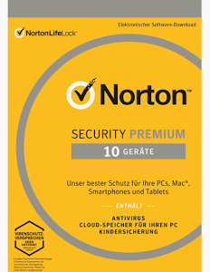 Norton 360 Premium — 10 Devices 1 Year License Key