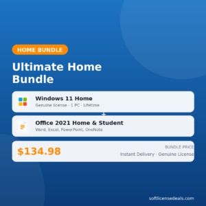 Ultimate Home Bundle — Windows 11 Home + Office 2021 Home & Student
