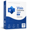 Visio Professional 2021 MAK 50 PC activation key
