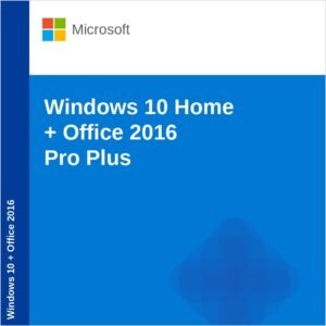 Windows 10 Home + Office 2016 Professional Plus Key