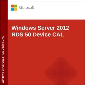 Windows Server 2012 Remote Desktop RDS 50 Device CAL