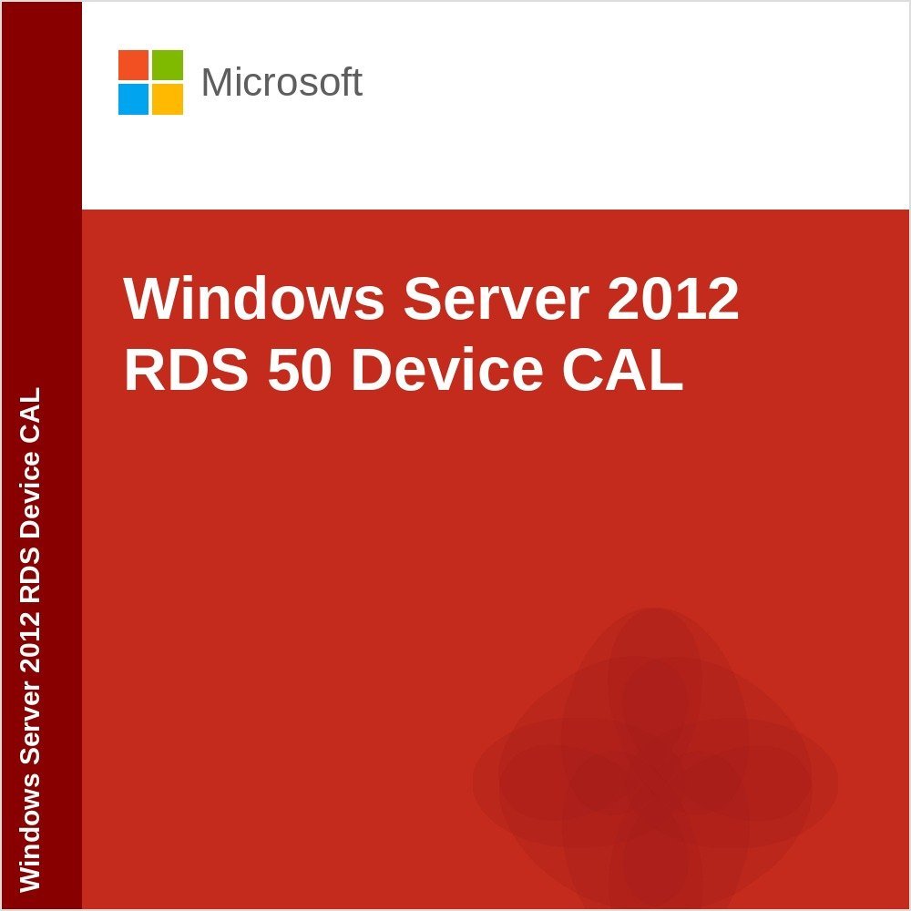 Windows Server 2012 Remote Desktop RDS 50 Device CAL Windows Server 2012 Remote Desktop RDS 50 Device CAL
