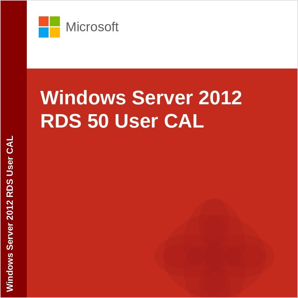 Windows Server 2012 Remote Desktop RDS 50 User CAL Windows Server 2012 Remote Desktop RDS 50 User CAL